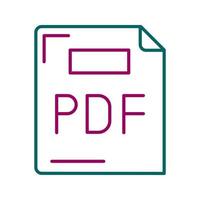 PDF Vector Icon