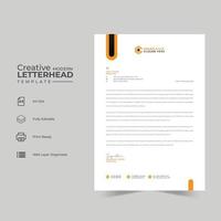 Letterhead design template design vector