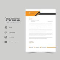 Letterhead design template design vector