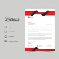 Letterhead design template design vector