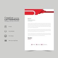 Letterhead design template design vector