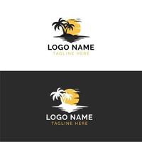 Palm Tree Business Logo vector