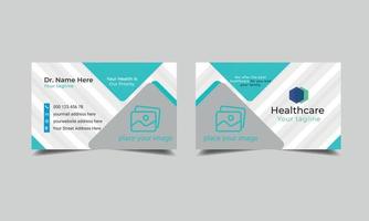 Medical Healthcare Business Card Template vector