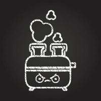 Toaster Chalk Drawing vector