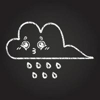 Cloud Chalk Drawing vector