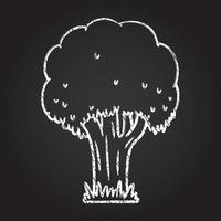 Tree Chalk Drawing vector