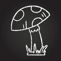 Toadstool Chalk Drawing vector