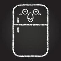 Refrigerator Chalk Drawing vector