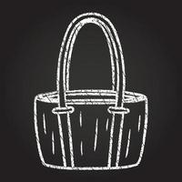 Handbag Chalk Drawing vector