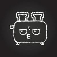 Toaster Chalk Drawing vector