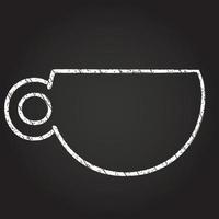 Cup Chalk Drawing vector