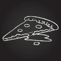 Pizza Chalk Drawing vector