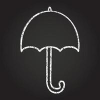 Umbrella Chalk Drawing vector