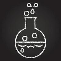 Science Experiment Chalk Drawing vector