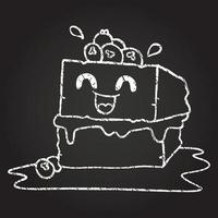 Cake Chalk Drawing vector