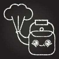 Kettle Chalk Drawing vector