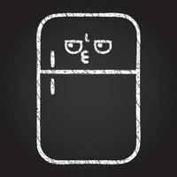 Refrigerator Chalk Drawing vector