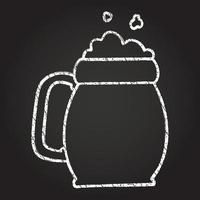 Ale Pint Chalk Drawing vector