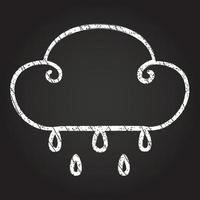 Cloud Chalk Drawing vector