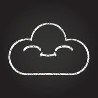 Cloud Chalk Drawing vector