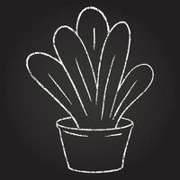 Plant Chalk Drawing vector