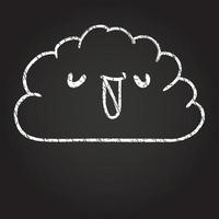 Cloud Chalk Drawing vector