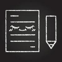 Paper Chalk Drawing vector