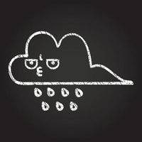 Cloud Chalk Drawing vector