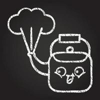 Kettle Chalk Drawing vector