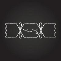 Christmas Cracker Chalk Drawing vector