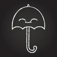 Umbrella Chalk Drawing vector