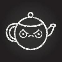 Kettle Chalk Drawing vector