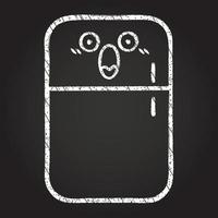Refrigerator Chalk Drawing vector