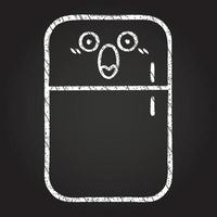 Refrigerator Chalk Drawing vector