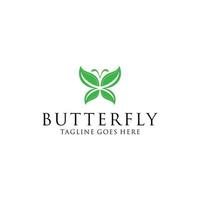 Luxury and elegant logo design butterfly icon vector