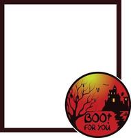 Halloween Frame 18 vector