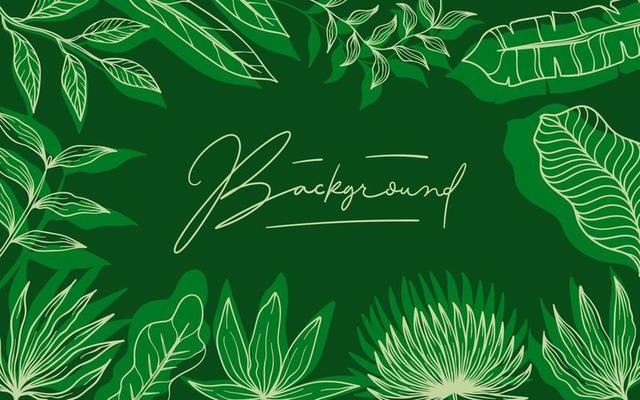 Green Floral Background Vector Art, Icons, and Graphics for Free Download