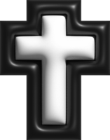 3d cross decoration png