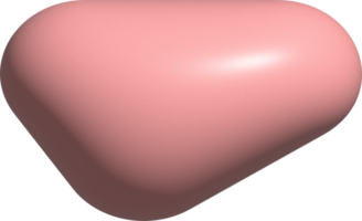 roze 3d abstract klodder vorm decoratie png