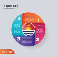 Kiribati Infographic Element vector