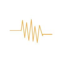 música de ondas sonoras vector