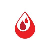 Blood ilustration logo vector