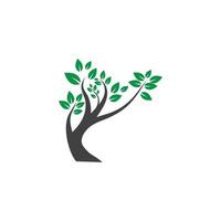 Tree logo template vector