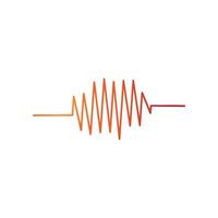 sound wave music vector