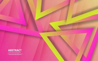 Abstract triangle shape gradient color background vector