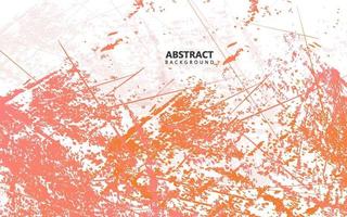 Abstract grunge texture orange and white color background vector