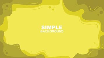 abstract wavy flowing yellow color with space for text background vector EPS10