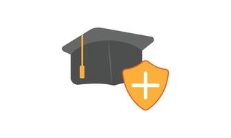 graduation cap icon vector