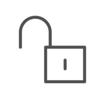 Locks icon outline and linear vector. vector