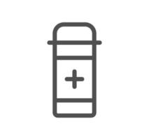 Health icon outline and linear vector. vector
